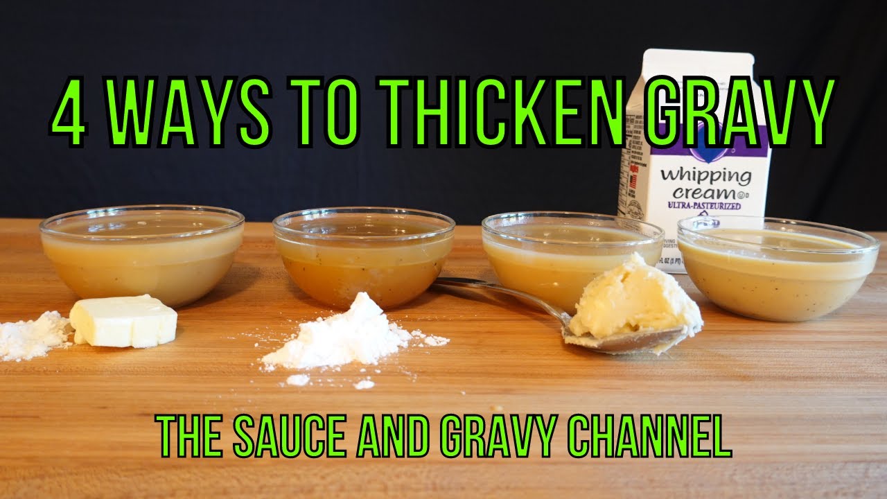 Delicious thickened gravy