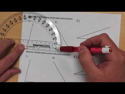 Measuring Angles with a Protractor