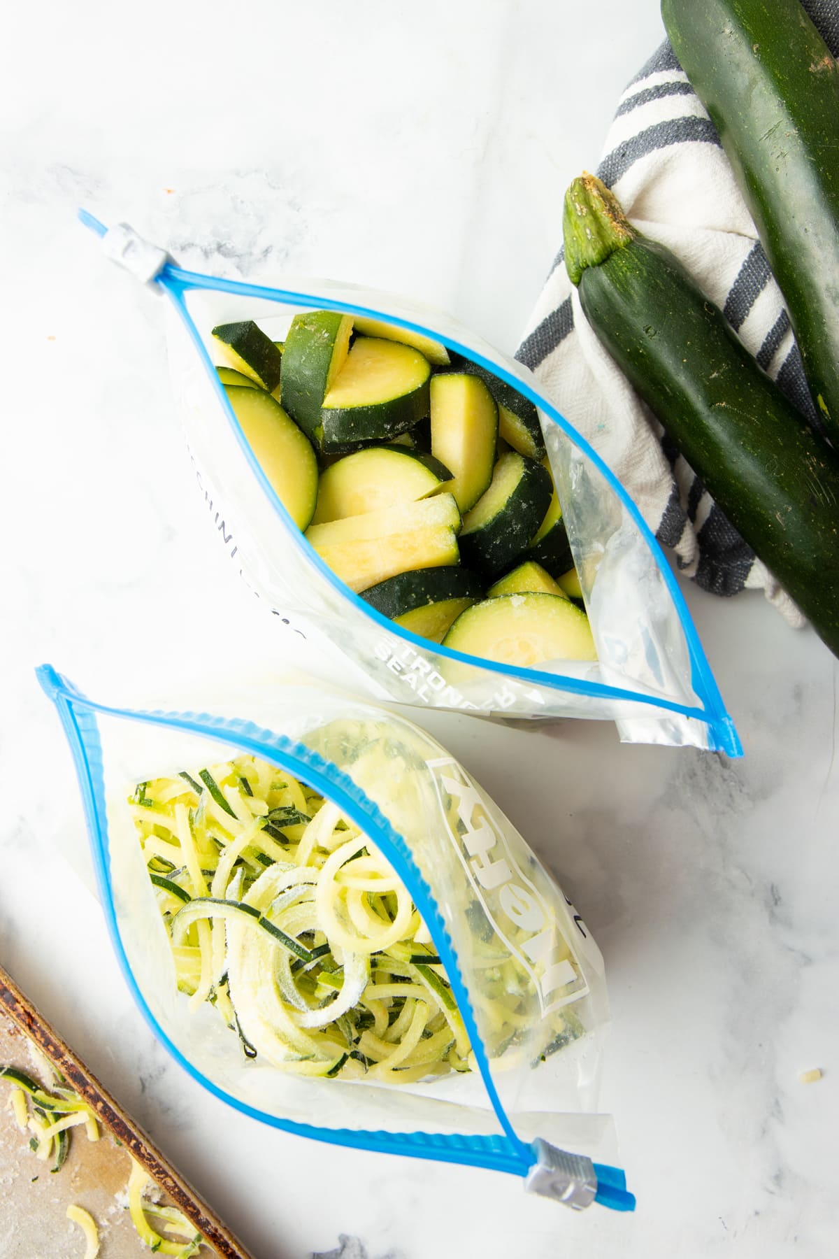 How to freeze zucchini