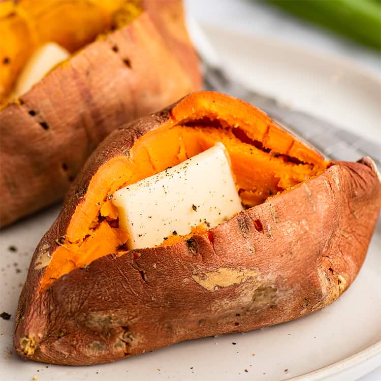 How to Microwave a Sweet Potato